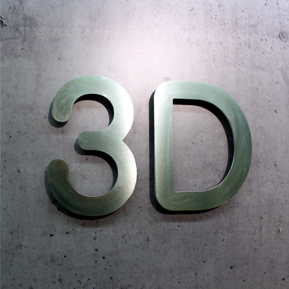 Fullintention 3D Buchstaben Aluminium >> jetzt konfigurieren
