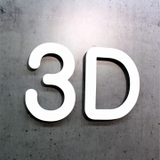 3D buchstaben Aluminium-Verbund