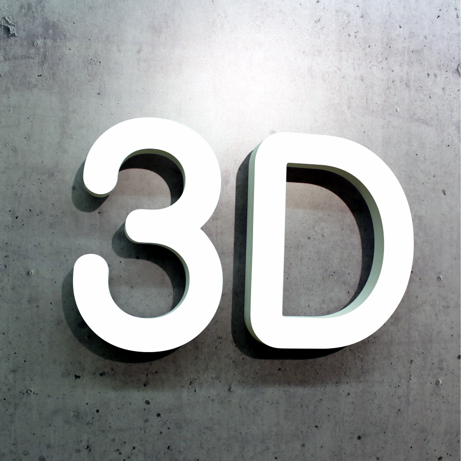 Fullintention  3D Buchstaben Hartschaum >> jetzt konfigurieren